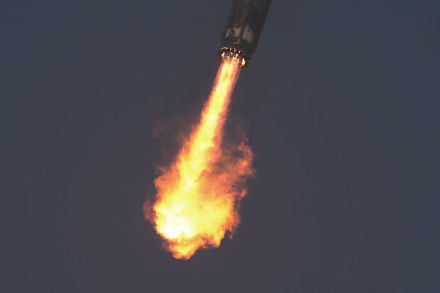 SpaceX 星际飞船发射 
