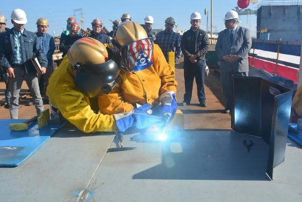 获得 MSC 最新舰队补给加油船 USNS Thurgood Marshall 的龙骨认证 